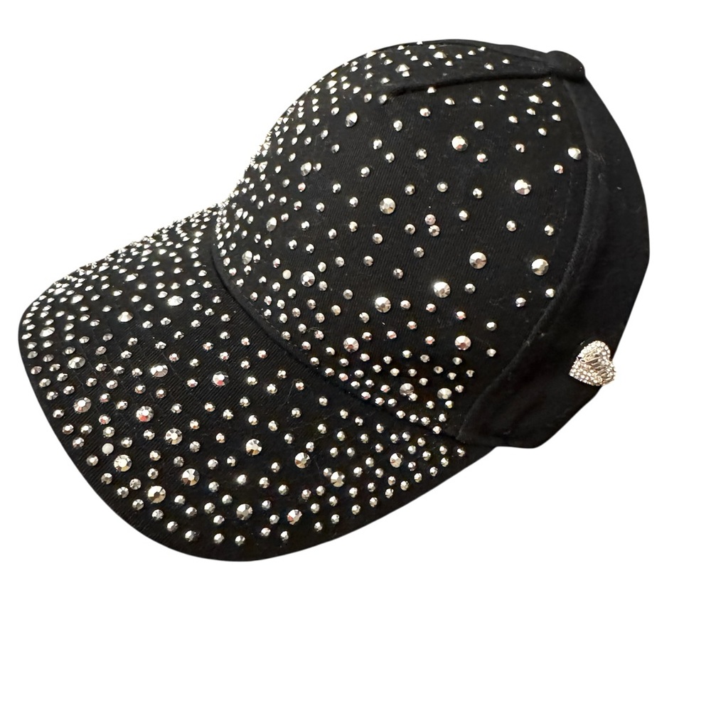 Betsy Johnson ~ rhinestone baseball cap